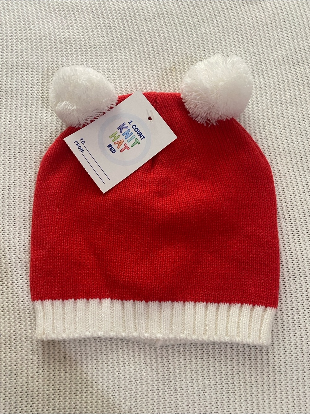 Target bullseye knit hat